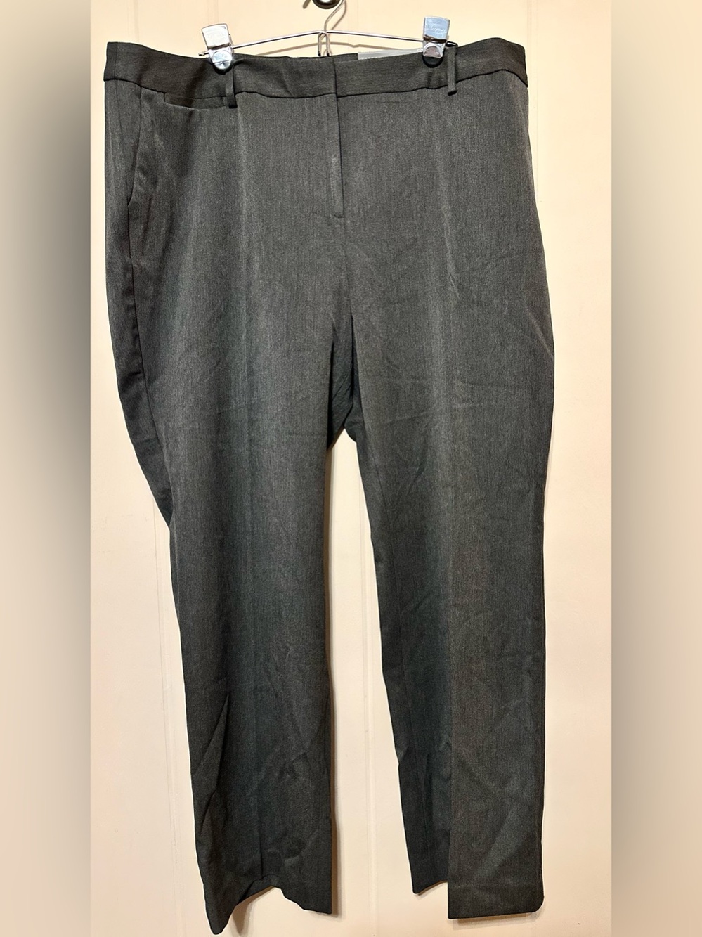 Talbots Women’s Barely Boot Dark Gray Dress Pants 20w